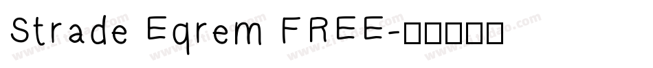 Strade Eqrem FREE字体转换